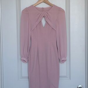 ASOS Mauve Long Sleeve Dress